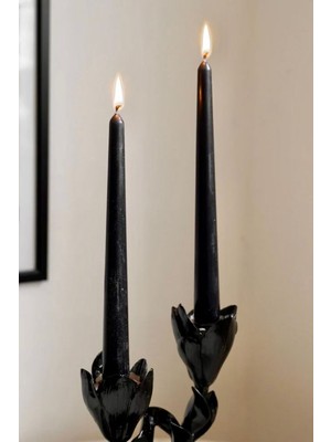 2’li Romantik Şamdan Mum