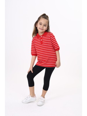 Toontoy Unisex Çocuk Çizgili Tişört