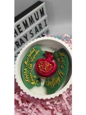 Soyawax Yeniyıl Hediyelik Mum Sağlık Mutluluk Huzur Aşk Bereket Nar