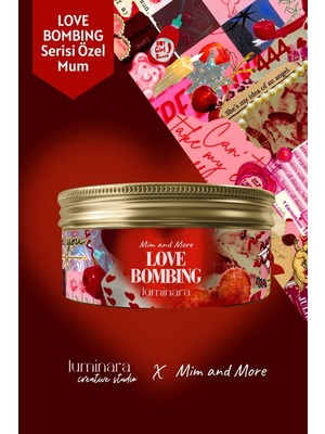 Luminara x Mim And More Love Bombing Candle - Love Bombing Özel Koleksiyon Kirazlı Mum