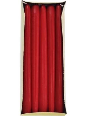 Kırmızı Dekoratif Şamdan Mum