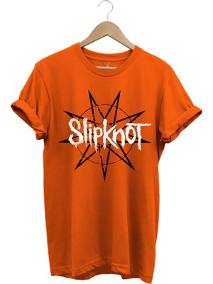 Slipknot Rock Metal Müzik Grubu Stars Baskılı Regular Fit T-Shirt