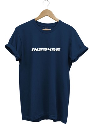 Motorsiklet Vites Geçişleri 1N23456 Şık Cool Motorcu Baskılı Regular Fit Bisiklet Yaka T-Shirt