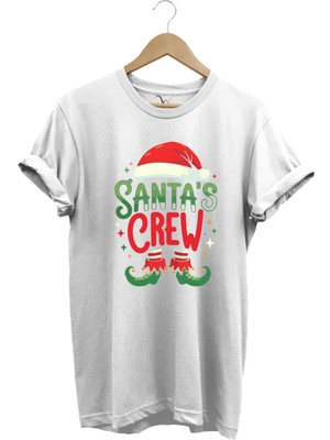 Noel Baba Yılbaşı Christmas Yeni Yıl Hediyesi Baskılı %100 Pamuk Regular Fit T-Shirt