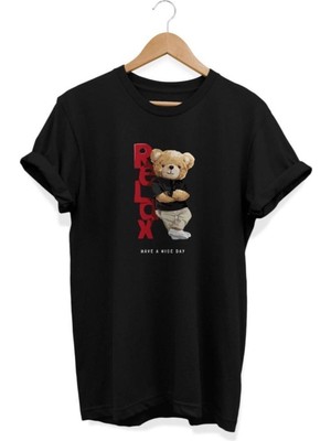 Relax Baskılı T-Shirt