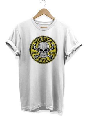 Vintage Baskılı T-Shirt