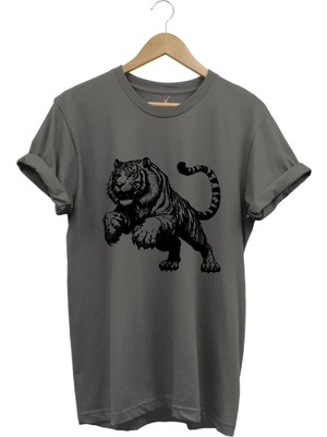 Kaplan Baskılı Cool Premium %100 Pamuk Regular Fit T-Shirt