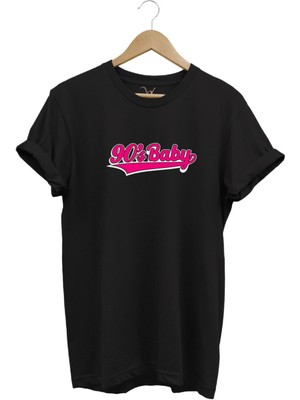 90's Baby 90'lar Çocuğu Baskılı Şık %100 Pamuk Regular Fit Bisiklet Yaka T-Shirt