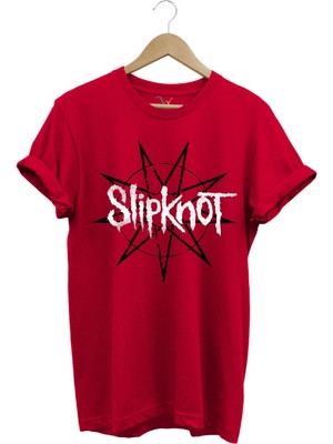 Slipknot Rock Metal Müzik Grubu Stars Baskılı Regular Fit T-Shirt