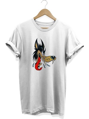 Big Bad Wolf Baskılı T-Shirt