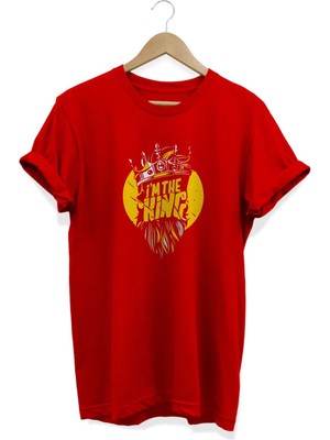 King Baskılı T-Shirt