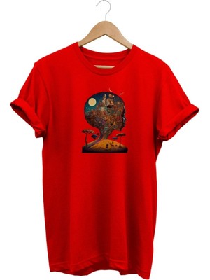Afrika Baskılı T-Shirt