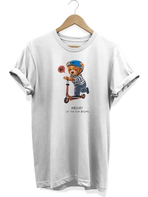 Hello Baskılı T-Shirt