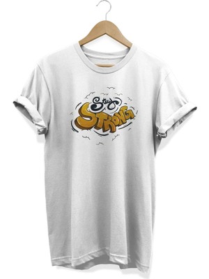 Stay Strong Baskılı T-Shirt