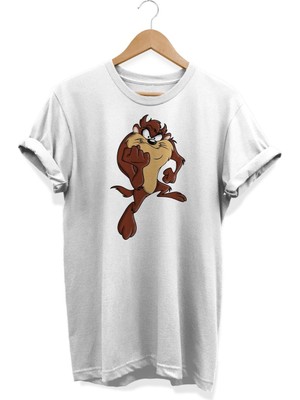 Tazmanya Baskılı T-Shirt