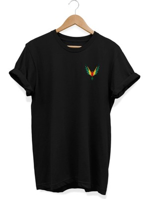 Papağan Baskılı T-Shirt