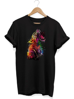 Kaplan Baskılı T-Shirt