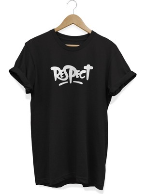 Respect Baskılı T-Shirt