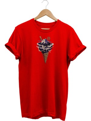 Dağ Baskılı T-Shirt