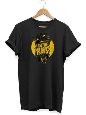 King Baskılı T-Shirt