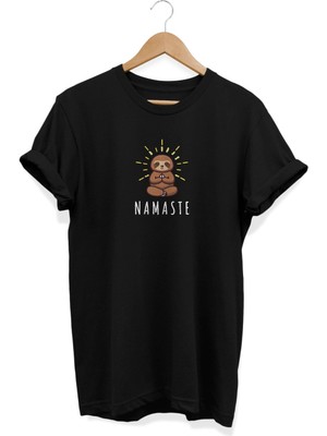 Namaste Baskılı T-Shirt
