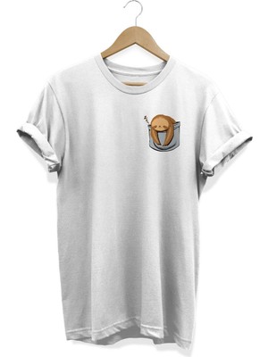 Sloth Baskılı T-Shirt