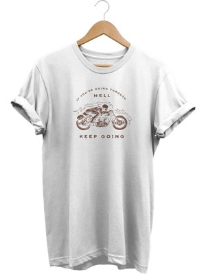 Motor Baskılı T-Shirt