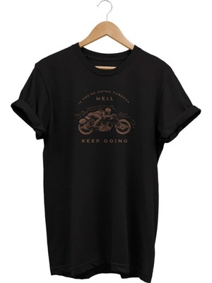 Motor Baskılı T-Shirt