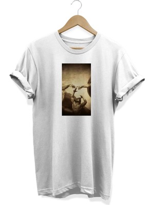 Heykel Baskılı T-Shirt