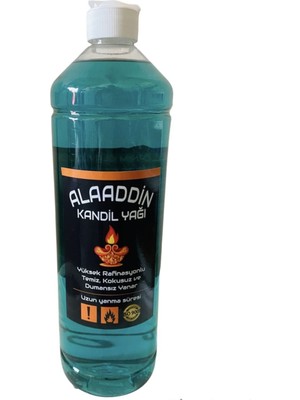 1000 ml Zümrüt Yeşili Kandil Yağı Kokusuz Dumansız Iç-Dış Mekan