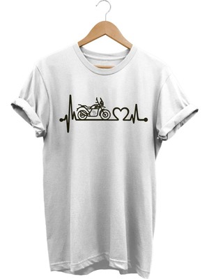 Kalp Baskılı T-Shirt