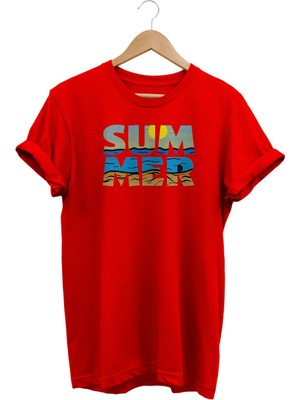 Summer Baskılı T-Shirt