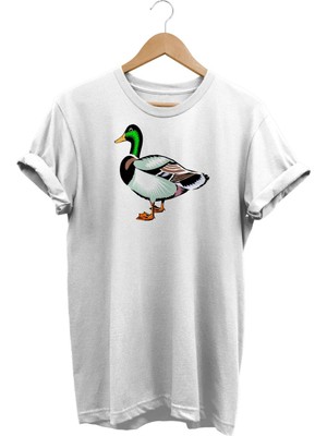 Ördek Baskılı T-Shirt