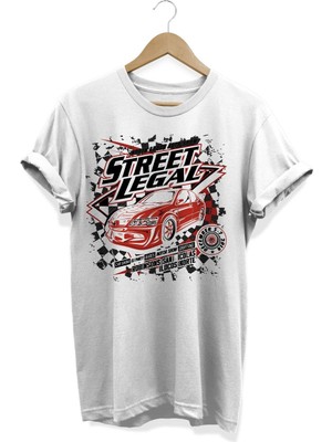 Street Legal Baskılı T-Shirt