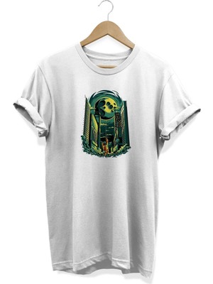 Gezgen Baskılı T-Shirt