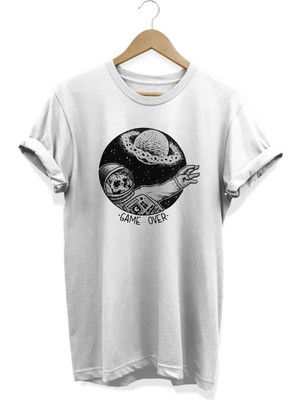 Game Over Baskılı T-Shirt