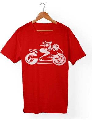 Kadın Beyaz Baskılı T-Shirt