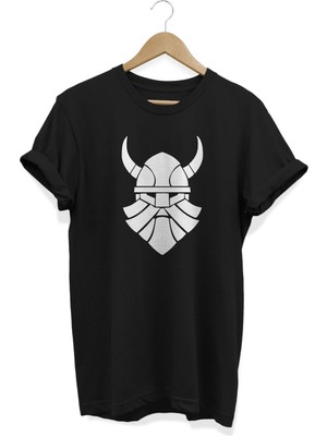Viking Baskılı T-Shirt