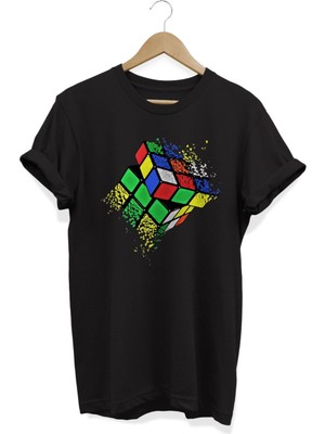 Küp Baskılı T-Shirt