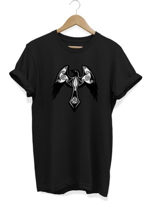 Karga Baskılı T-Shirt