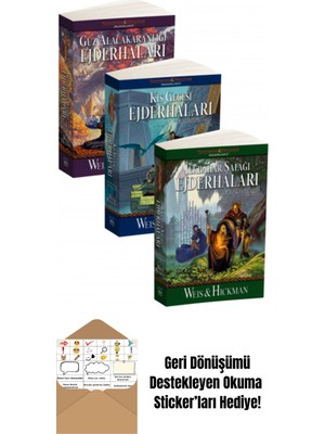 Ejderha Mızrağı 3 Kitap Takım + Okuma Sticker'ları