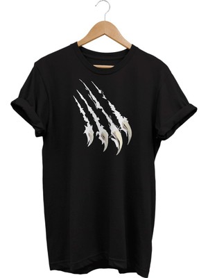 Pençe Baskılı T-Shirt