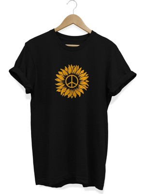 Çiçek Baskılı T-Shirt