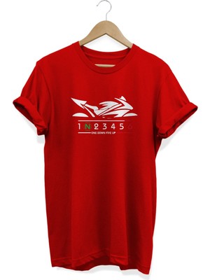1N23456 Baskılı T-Shirt