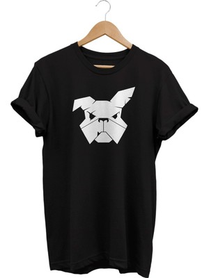 Buldog Baskılı T-Shirt