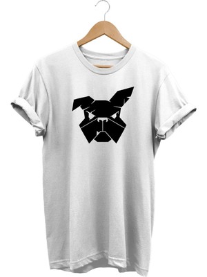 Buldog Baskılı T-Shirt