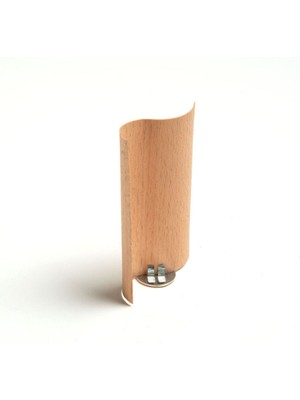 S Model Ahşap Mum Fitili ve Yapışkanlı Fitil Sehpası 20 Adet ( 40MM x 100MM x 0.5mm )