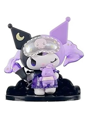 Dukkandesıgn Uyku Maskeli Kuromi Mini Figür