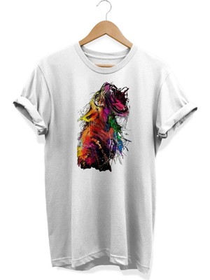 Kaplan Baskılı T-Shirt