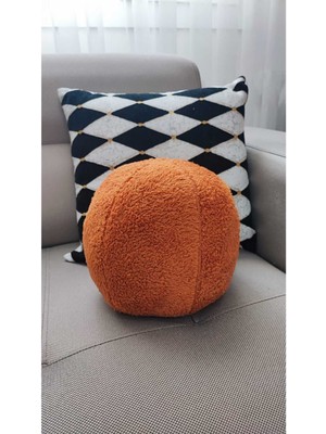 Top Kırlent Yastık 1 Büyük Kiremit (42 Cm) Welsoft